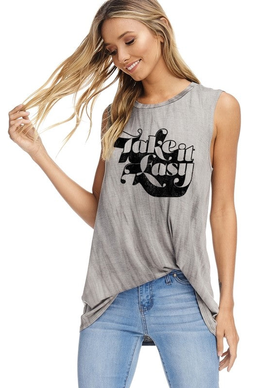Take It Easy Graphic Top