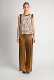 Leopard print jumpsuit