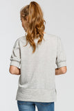 Terry Balloon Short French Sleeves Top
