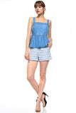 Shorts featuring allover glitter design