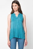 Two Pocket Sleeveless Tunic