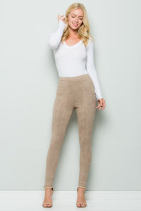 Super Stretch Comfortable Suede Pants
