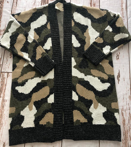 Camo Cardigan